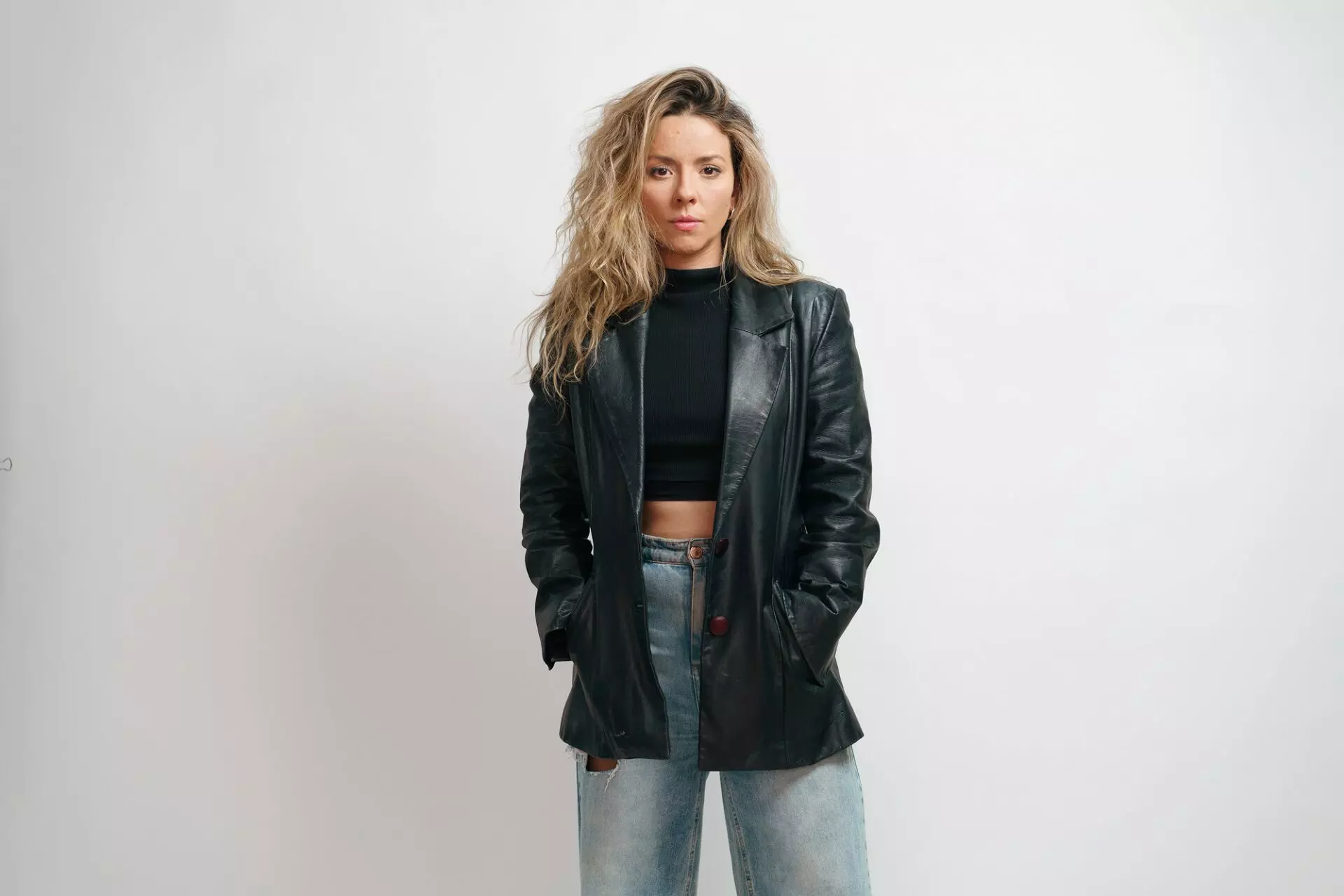 A atriz Letícia Tomazella