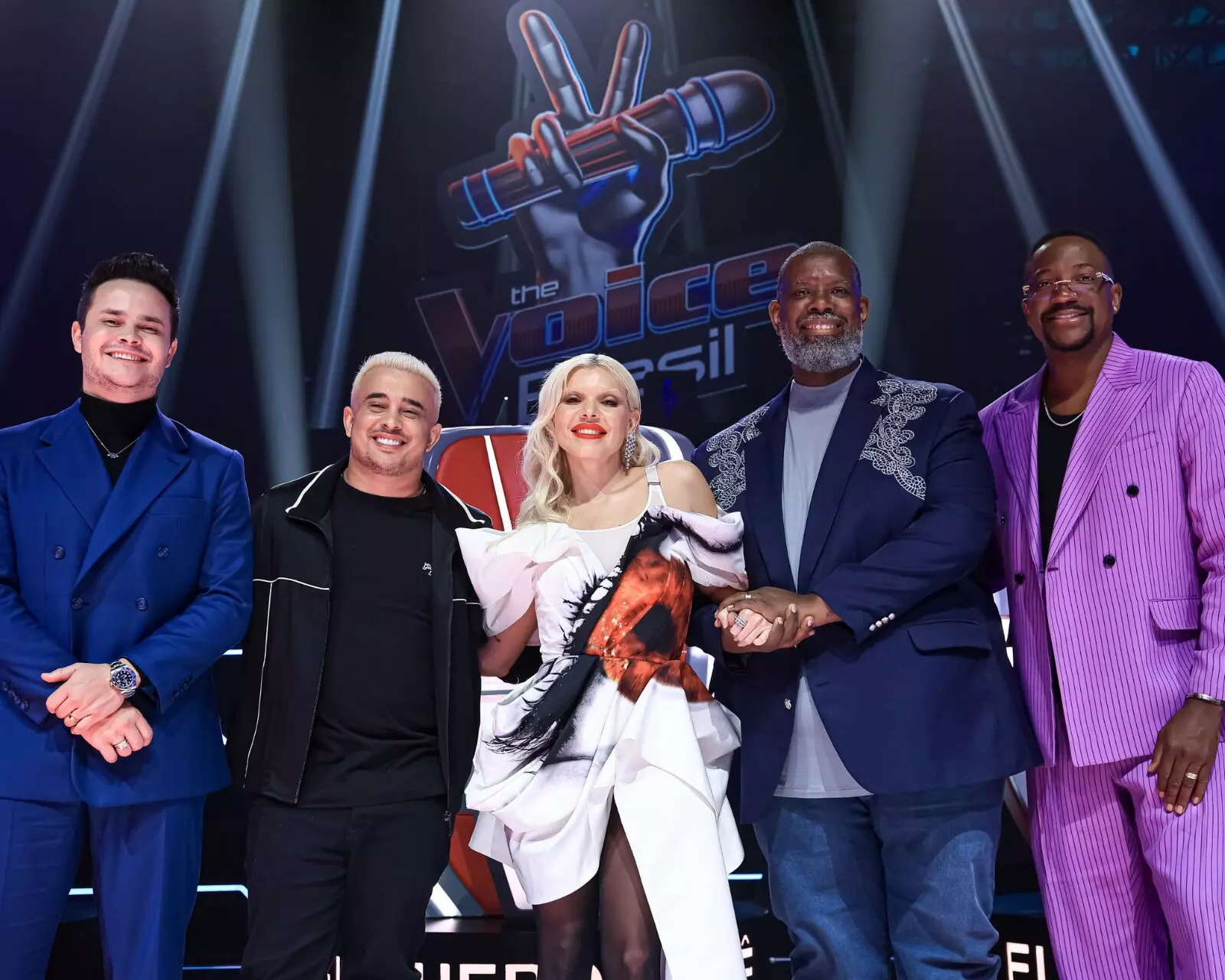 Time de jurados do The Voice no SBT