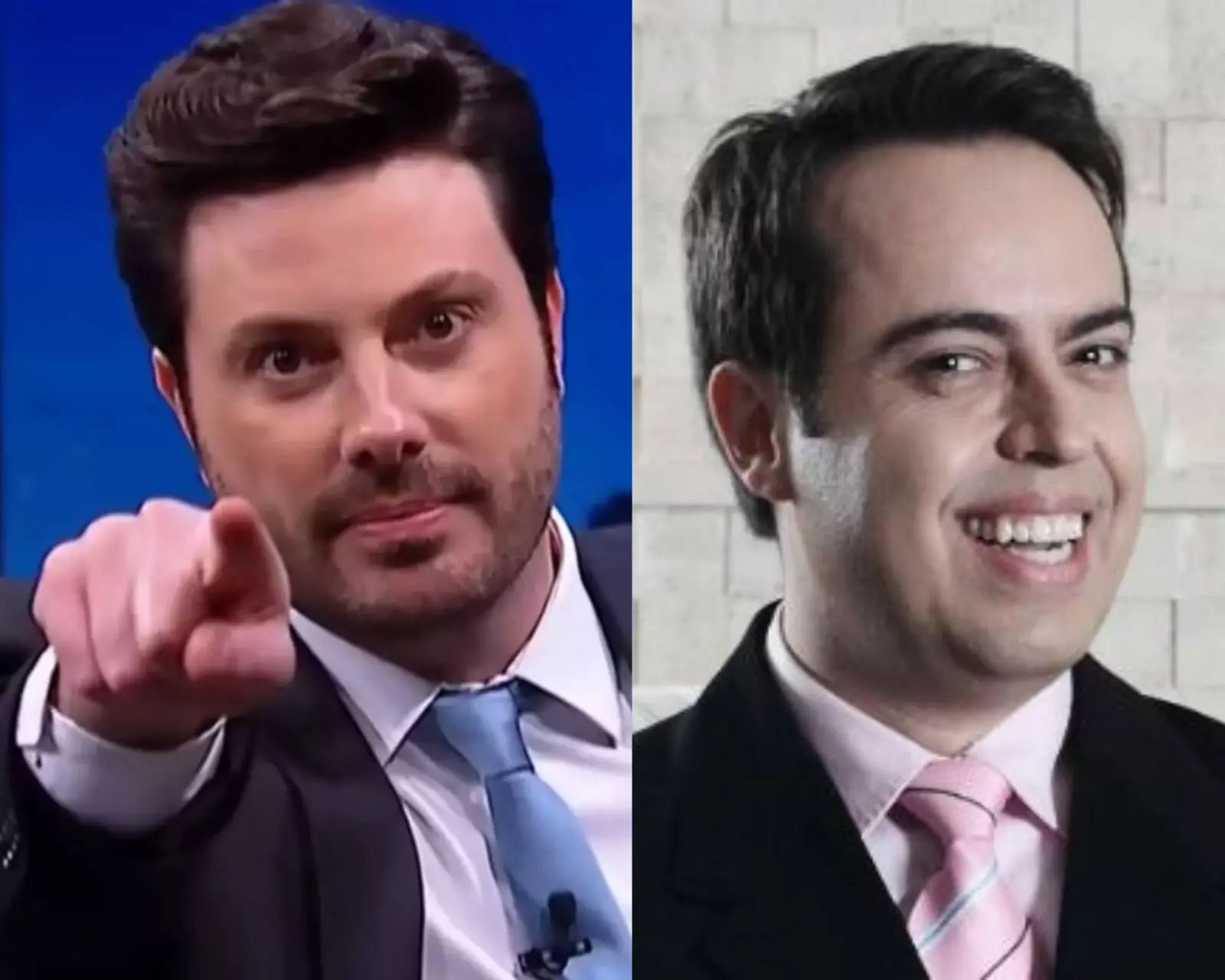 Danilo Gentili e Rinaldi Faria