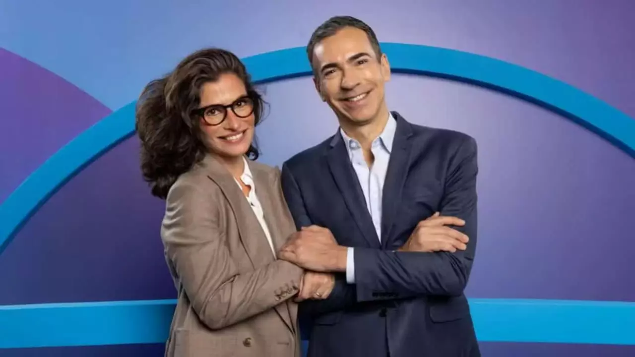César Tralli e Renata Vasconcellos