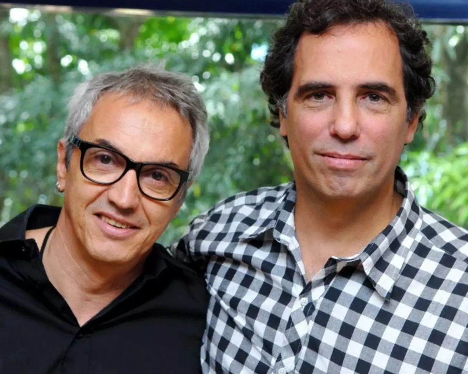 O roteirista Cláudio Paiva e o diretor Maurício Farias