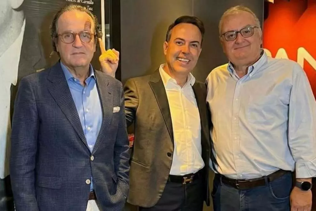 Tutinha, Rinaldi Faria e Marcelo Carvalho
