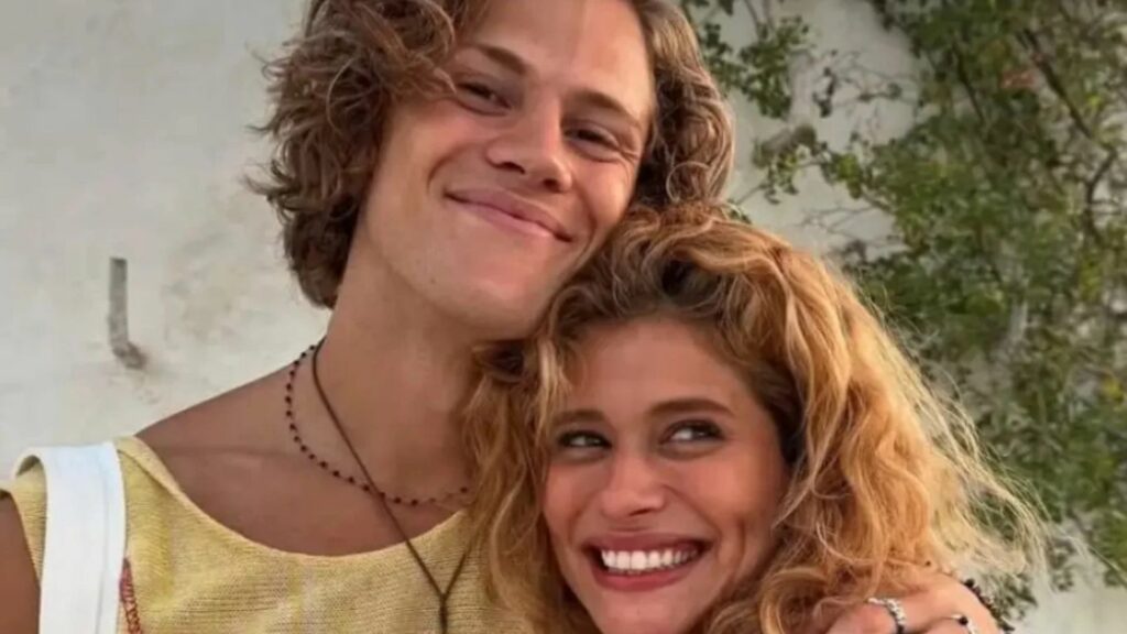 Lucas Pinheiro e a atriz Isadora Cruz, protagonista de Coração Acelerado