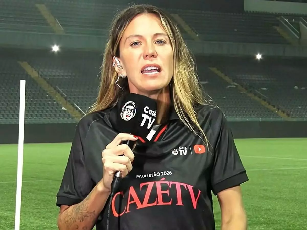 Repórter da Cazé TV fica revoltada fala machista de jogador