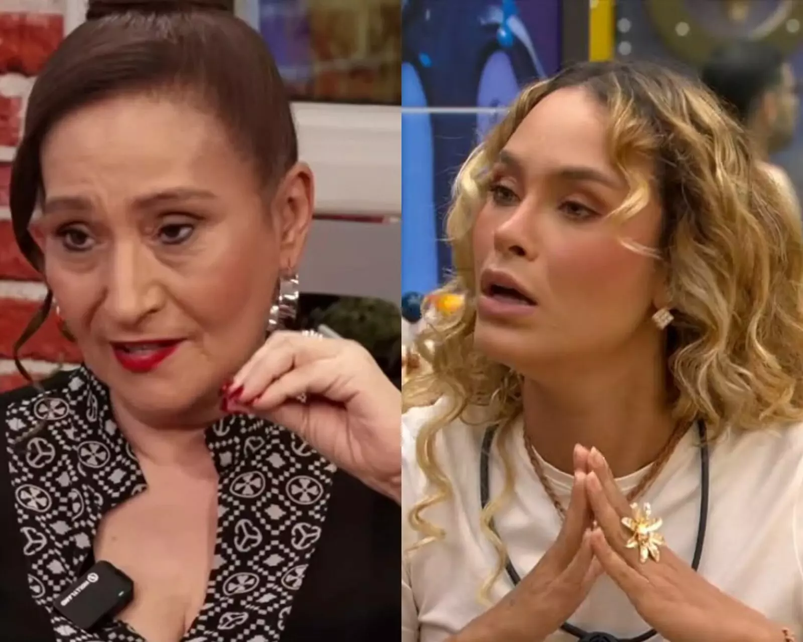 Sonia Abrão e Sarah Andrade
