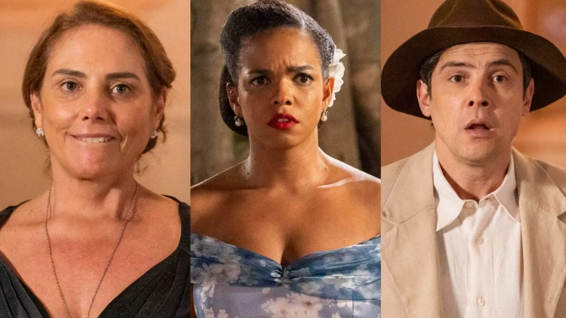 Zulma, Dita e Candinho em Êta Mundo Melhor!