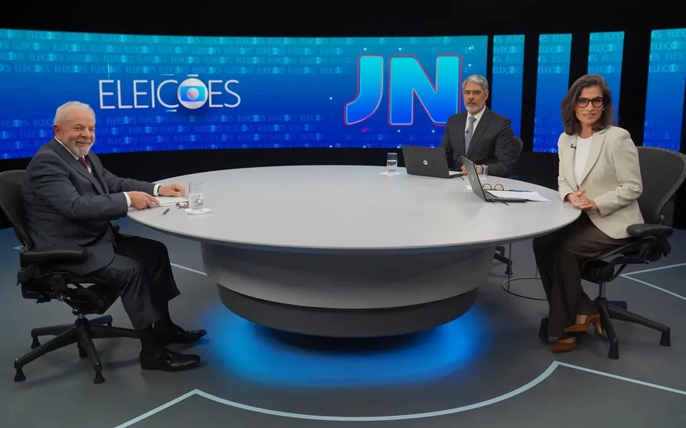 Sabatina no Jornal Nacional com o candidato Lula em 2022