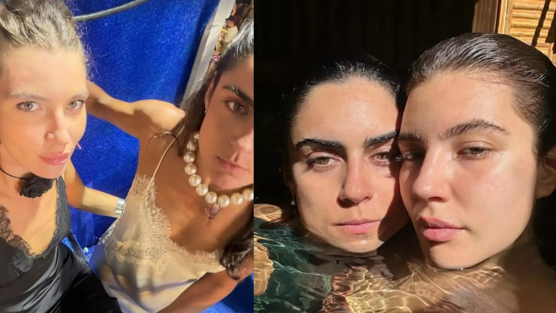 Alanis Guillen, de Três Graças, e a namorada Giovanna Reis