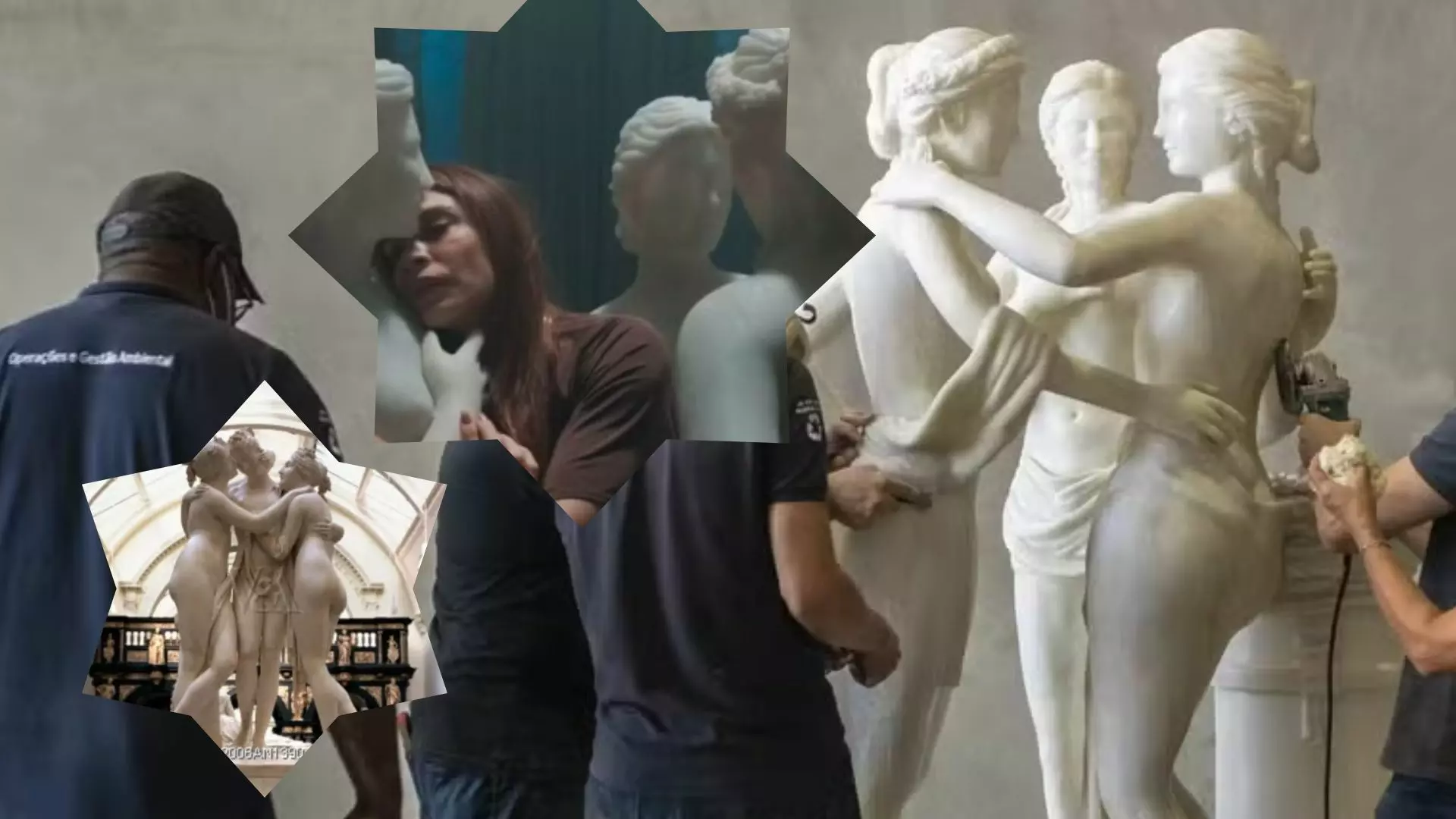 Estátua Três Graças original