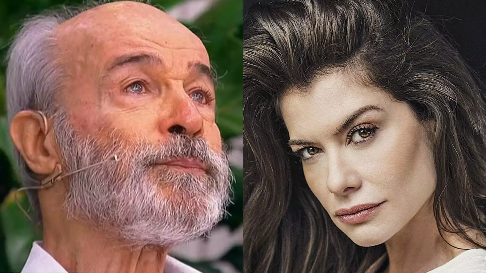 Osmar Prado e Alinne Moraes
