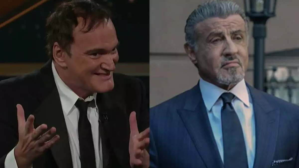 Quentin Tarantino e Sylvester Stallone