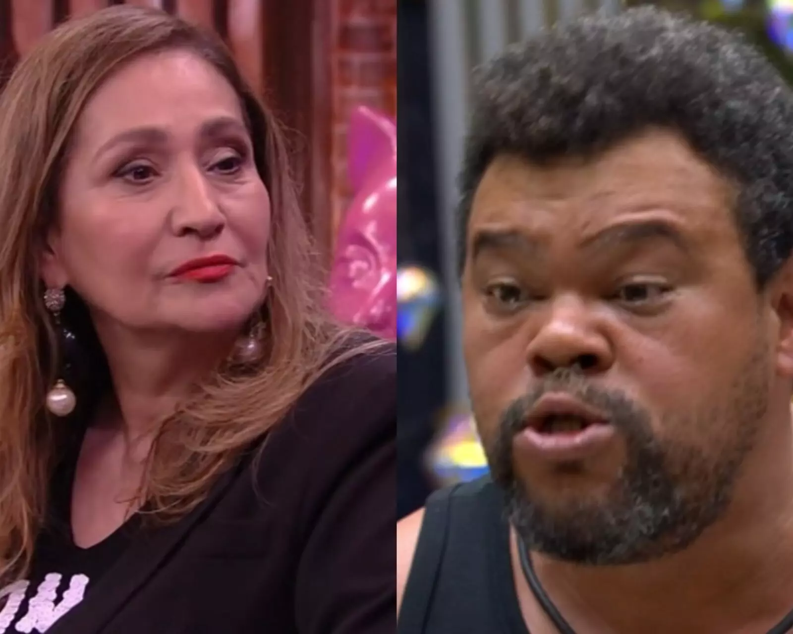 Sonia Abrão e Babu Santana
