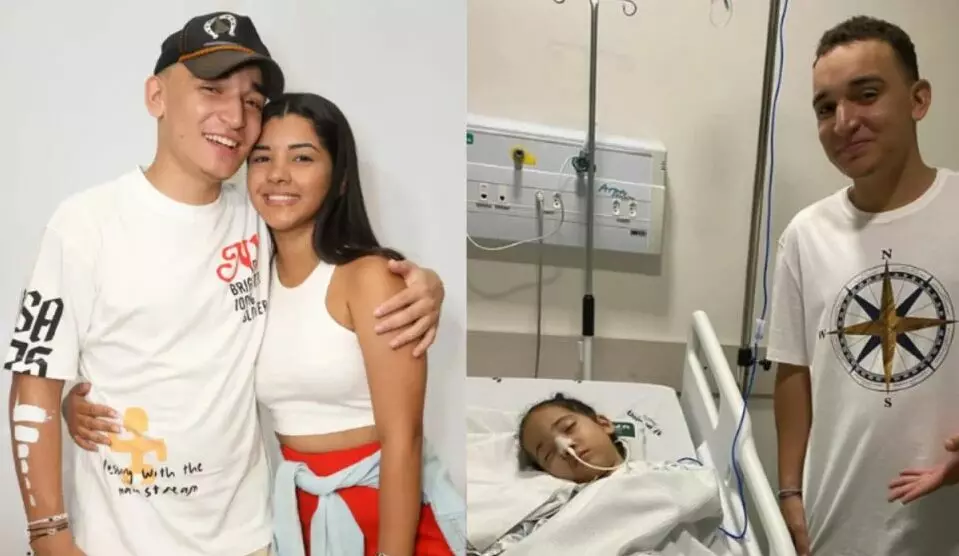 João Gomes e Ary, esposa dele, doam dinheiro para custear exame que salvou vida de menina