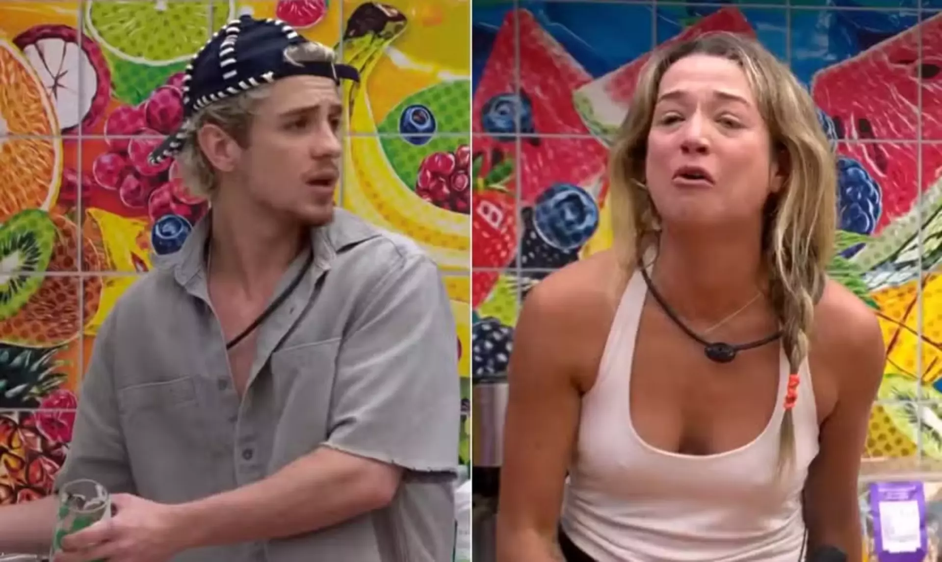 Juliano Floss e Samira