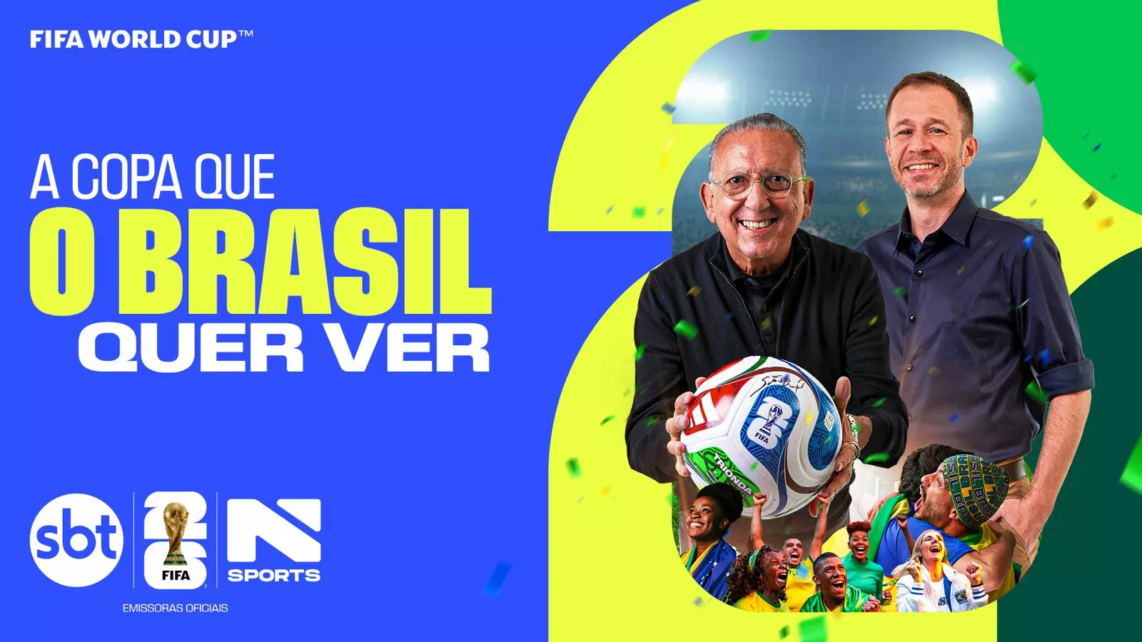 SBT investe na Copa do Mundo 2026 em parceria com o N Sports