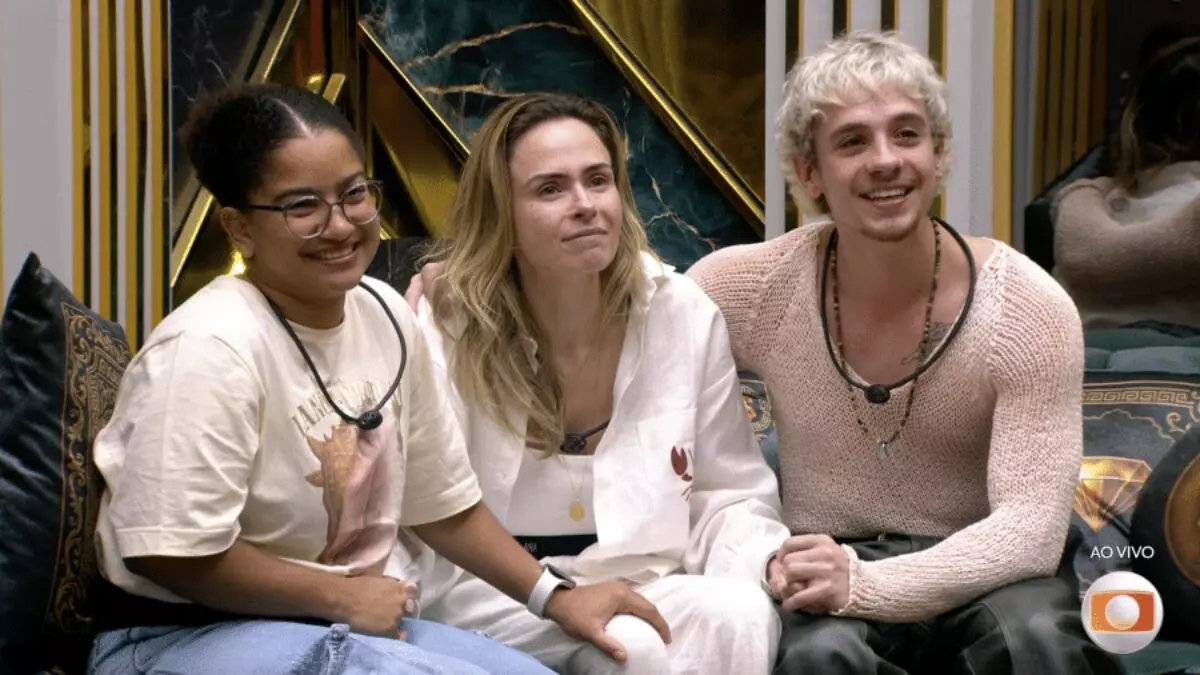 Milena, Ana Paula Renault e Juliano Floss no BBB 26