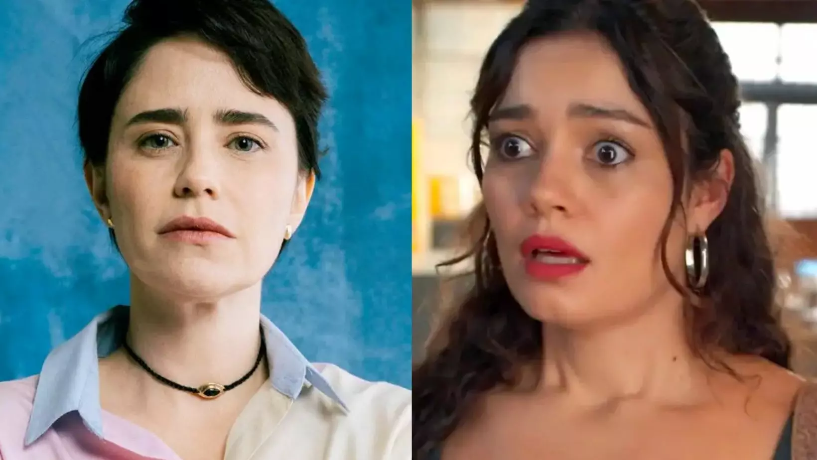 Samira (Fernanda Vasconcellos) e Gerluce (Sophie Charlotte) em 'Três Graças'