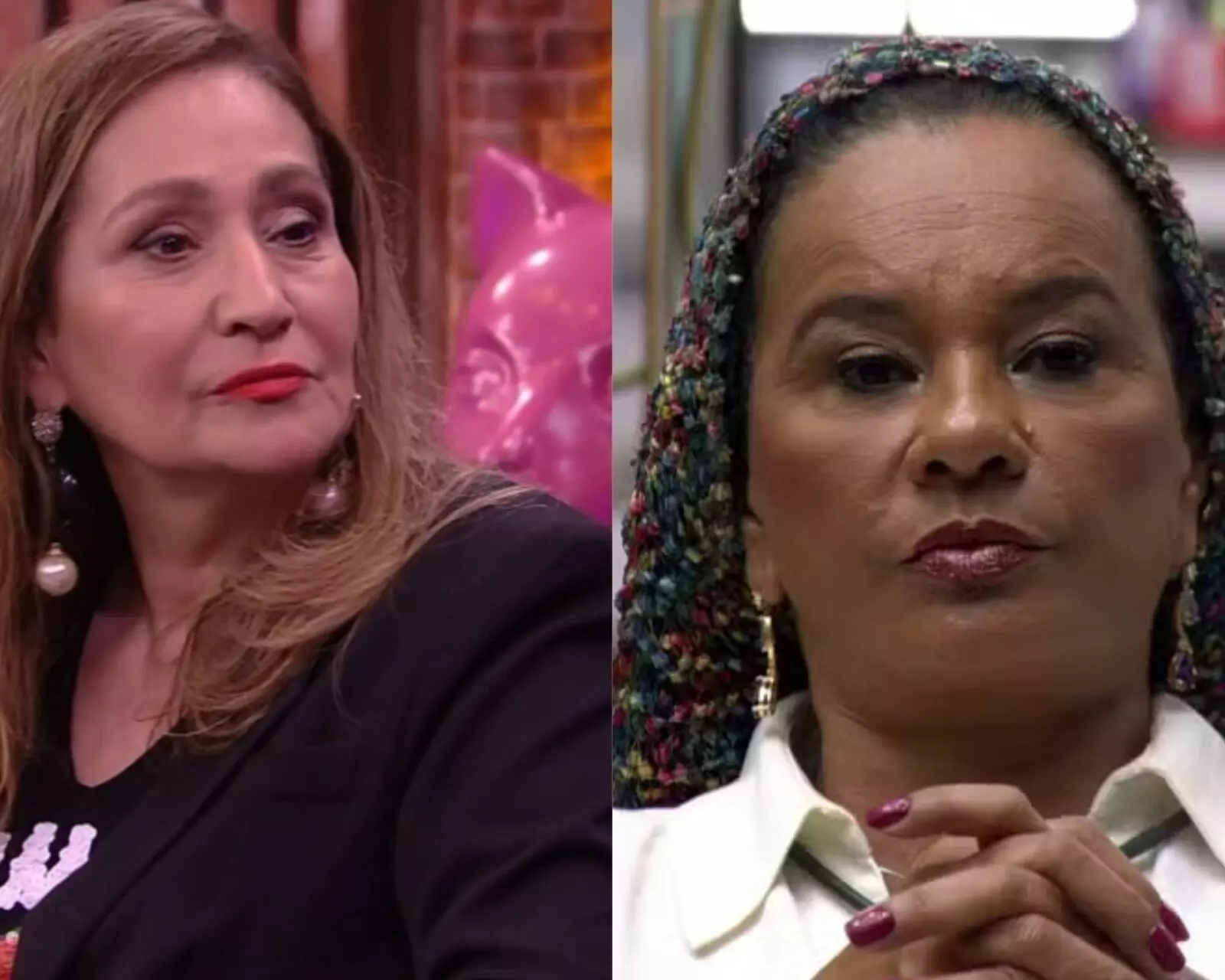 Sonia Abrão e Solange Couto