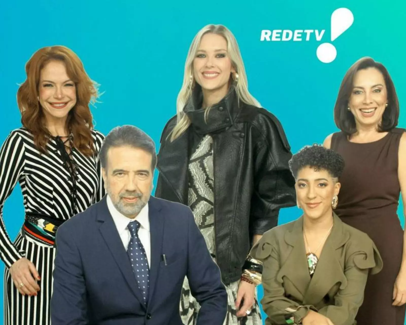 Apresentadores da nova programação da Rede TV!