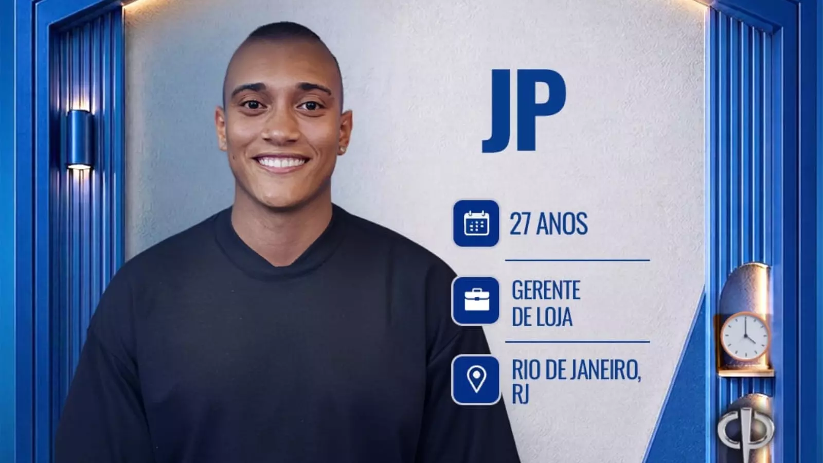 João Palhares, o JP, novo participante do reality Casa do Patrão