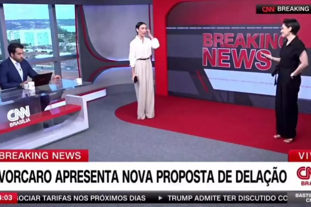 Ao vivo, CNN Brasil tem áudio vazado durante cobertura