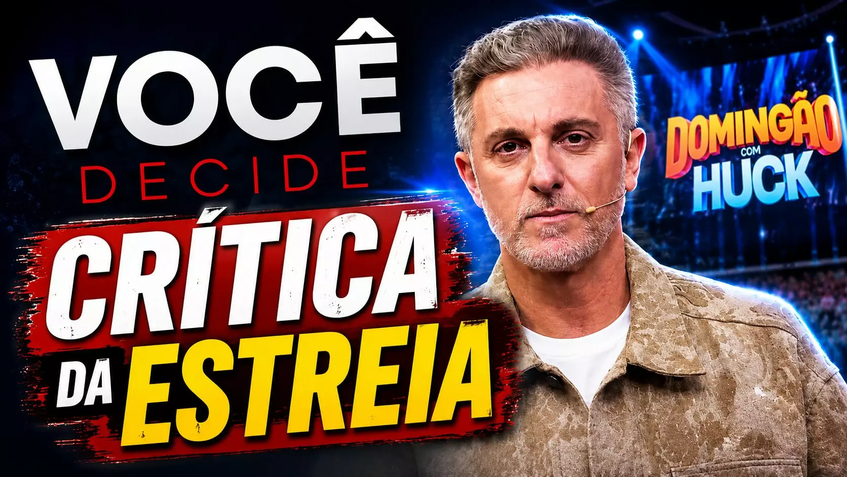 Crítica da estreia do Você Decide no Domingão com Huck