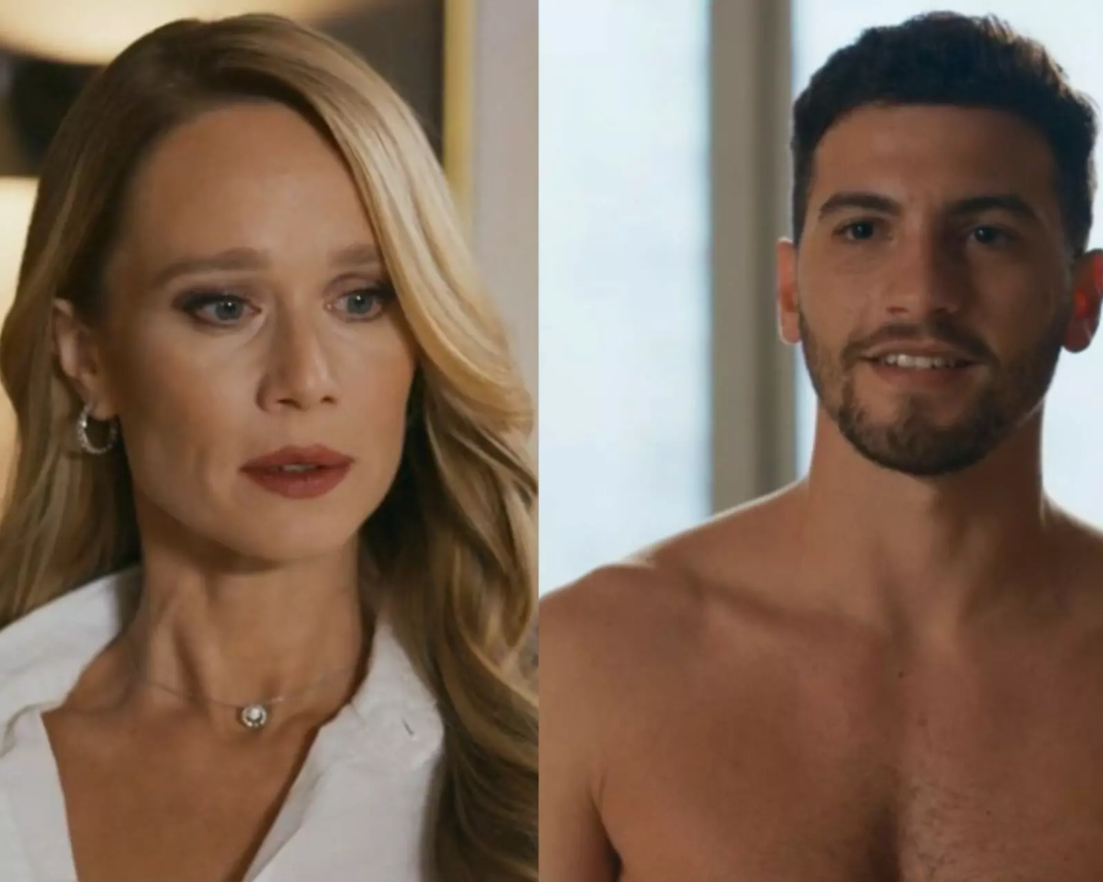 Henrique Barreira e Mariana Ximenes em Quem Ama Cuida