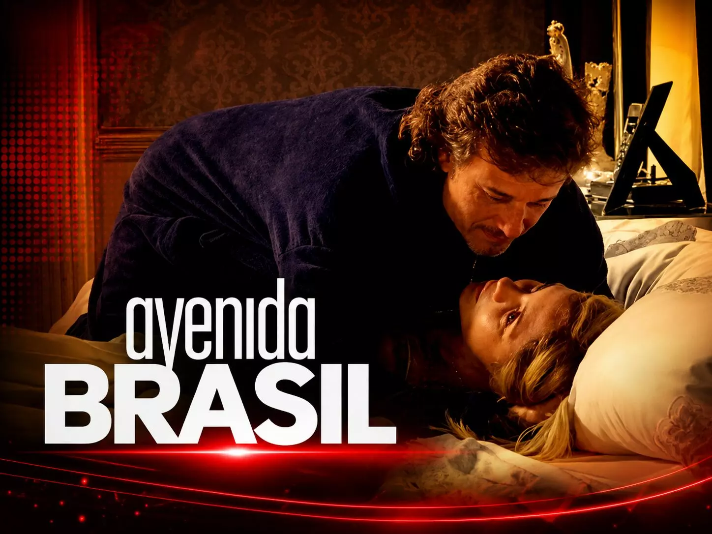 Max e Carminha na cama