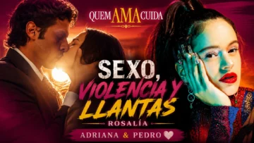 Música de Rosalia embala o casal Adriana e Pedro