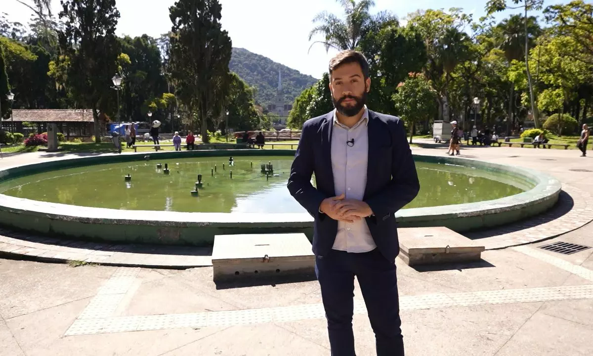 Repórter da TV Aparecida visita a cidade carioca serrana