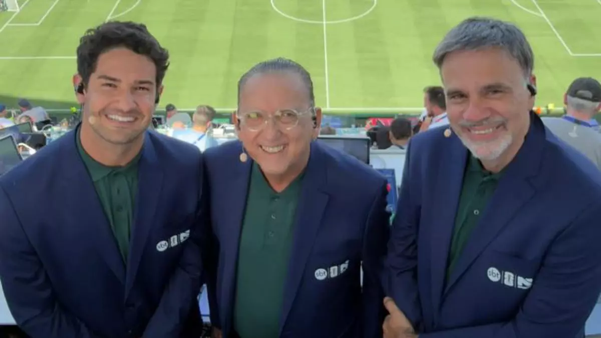 Galvão Bueno narra jogo do Brasil na Copa pelo SBT