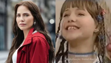 Letícia Colin quando criança