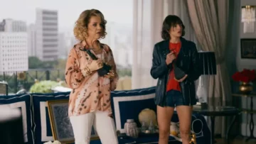 Pilar e Ingrid em Quem Ama Cuida