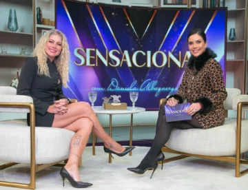 Cátia Paganote e Daniela Albuquerque no Sensacional, da RedeTV!