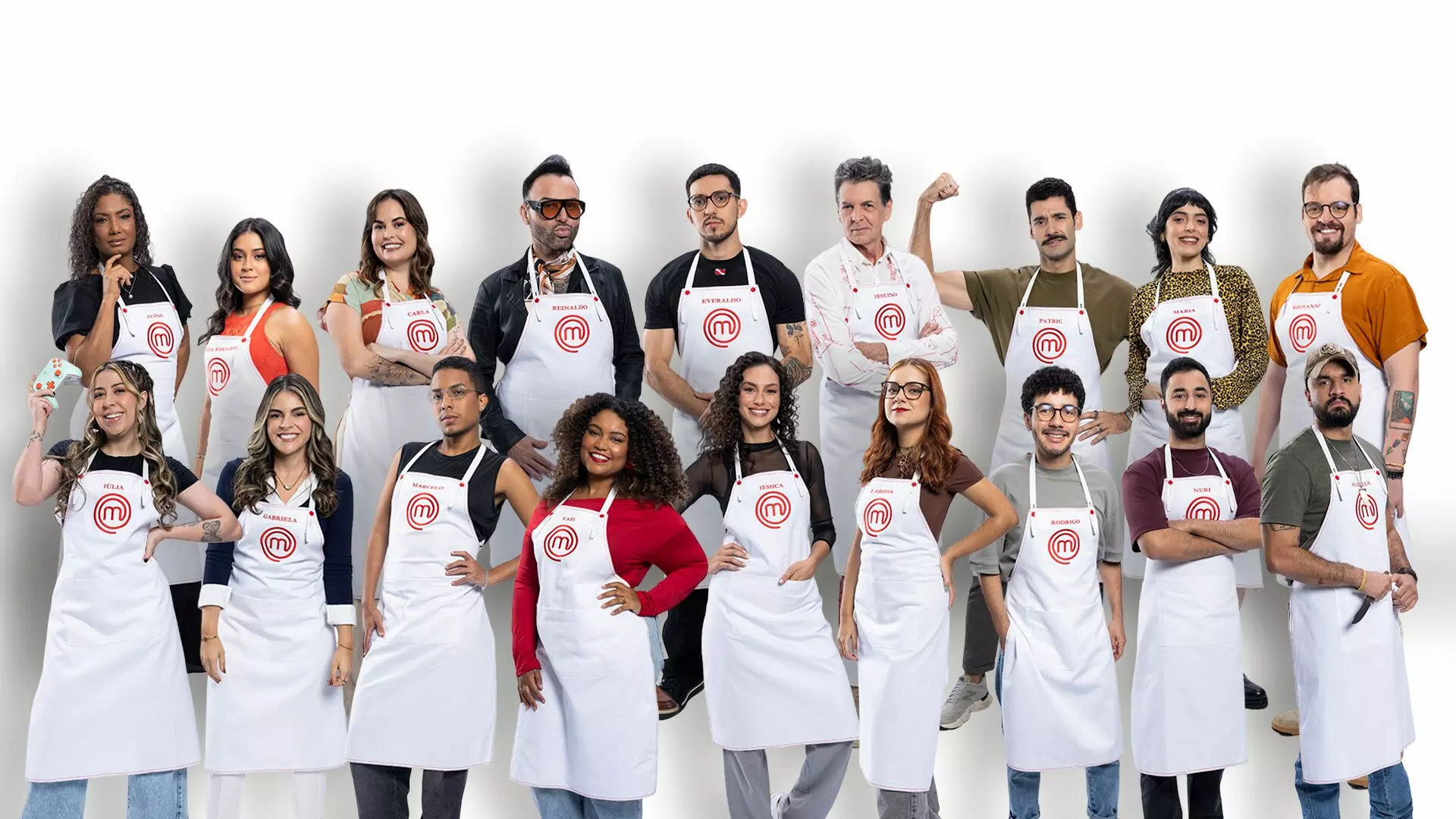 Os dezoito participantes do MasterChef Brasil 2026