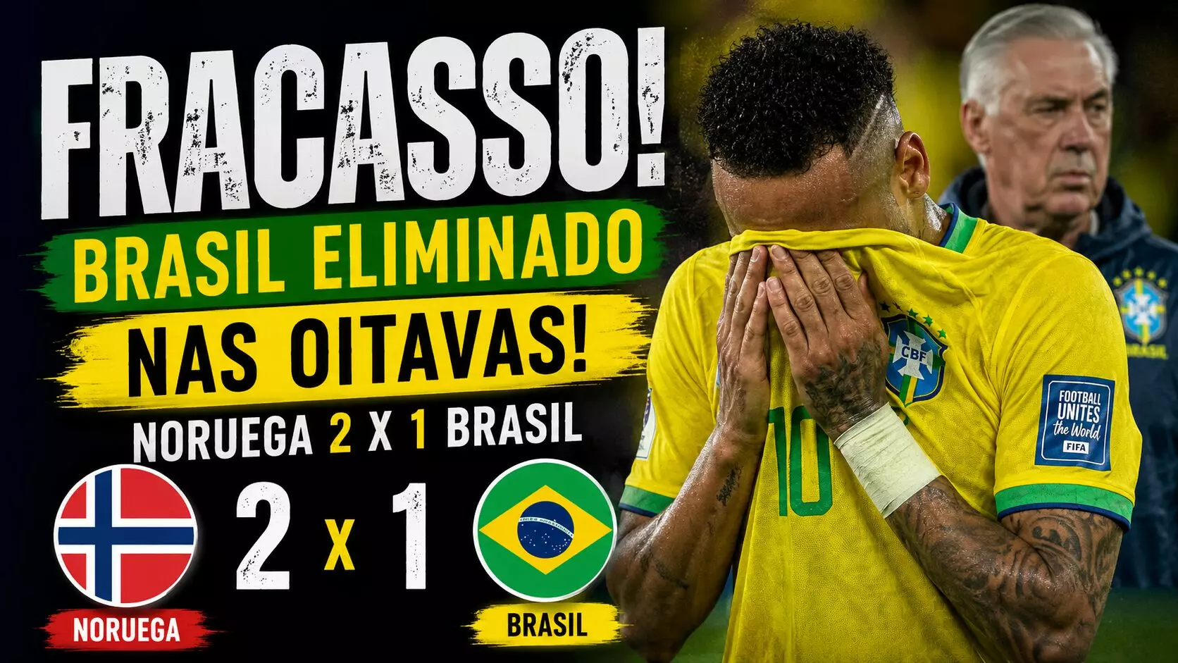 Brasil eliminado da Copa do Mundo 2026