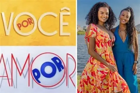 Semelhança entre logotipos de Por Você e Por Amor