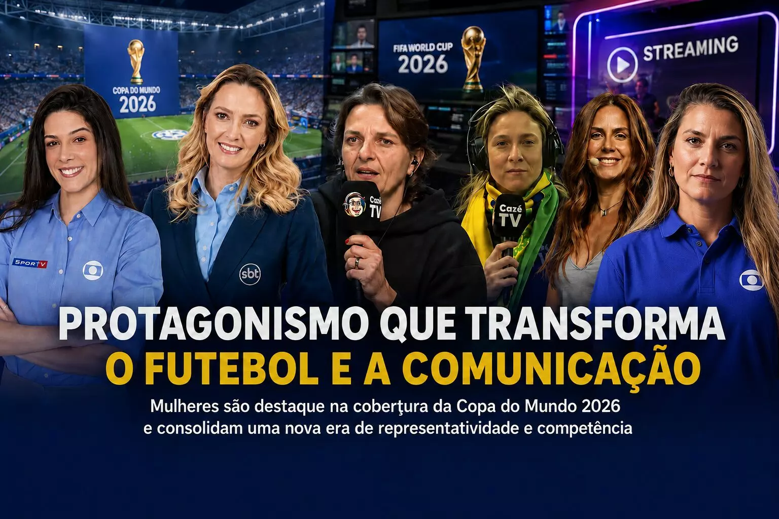 Protagonismo feminino na Copa