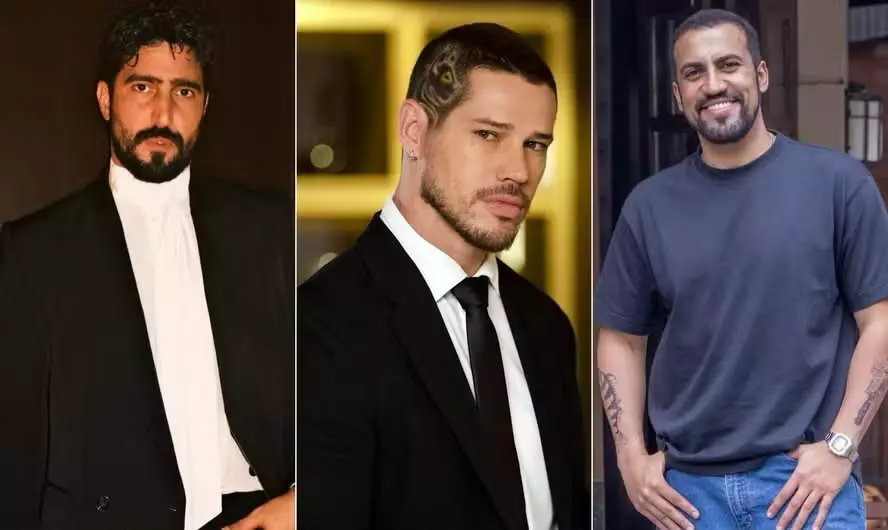 Renato Góes, José Loreto e Ricardo Teodoro