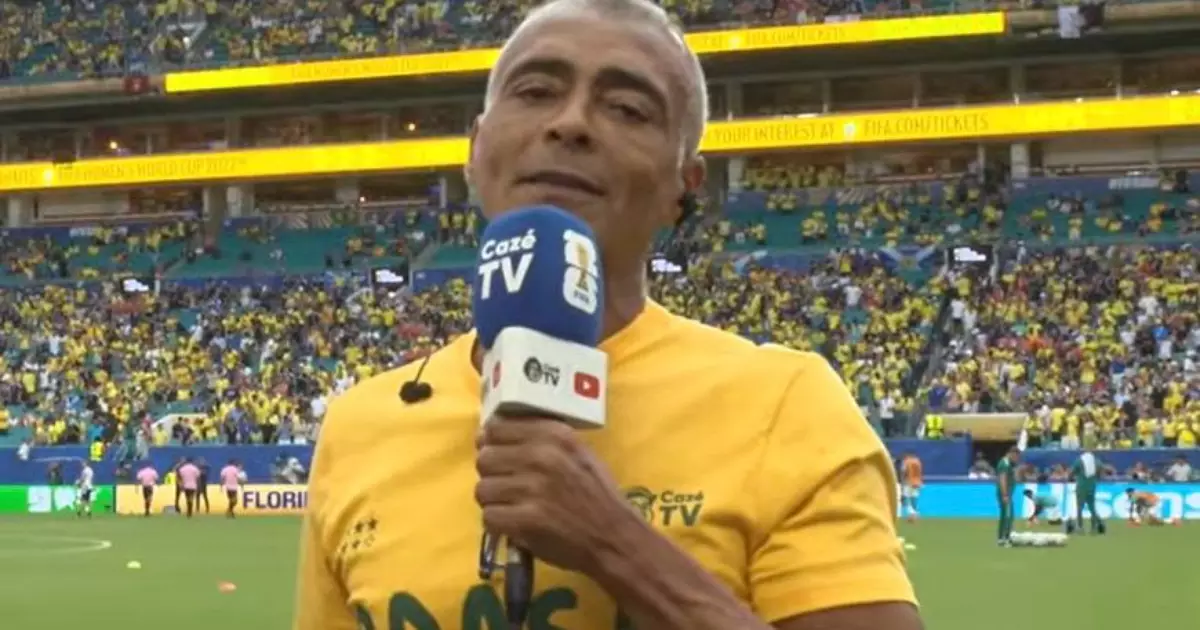 Romário na CazéTV